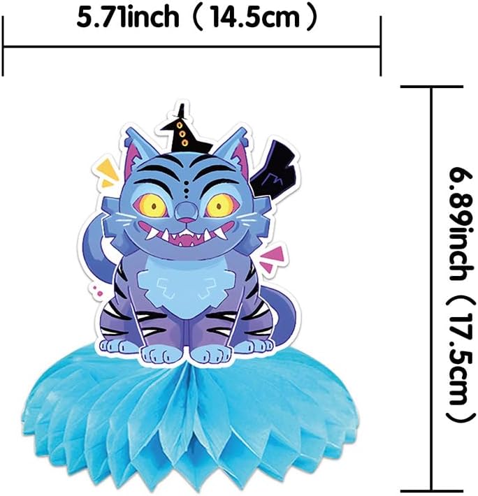 K Pop Demon Birthday Party Supplies: Honeycomb Centerpieces for Toy K Pop Demon Decorations