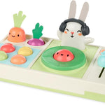 Skip Hop Baby Musical DJ Set Toy with Lights, Songs, Sound Effects, and Soft Textures, Farmstand Let The Beet Drop DJ Set