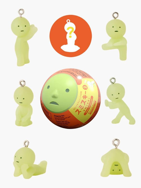 Sonny Angel Smiski Strap Accessory - Series 2, Glow in The Dark Charm Accessory (1) Assorted Sealed Blind Box Original Mini Figure