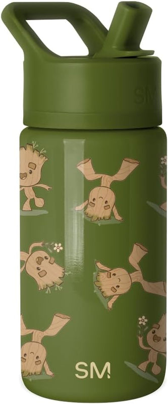 Simple Modern Minecraft Kids Water Bottle & Toddler Cup | 18oz | Insulated Stainless Steel Minecraft Toddler Water Bottle, Kids Tumbler with Straw | Spill Proof for School, Girls, Boys