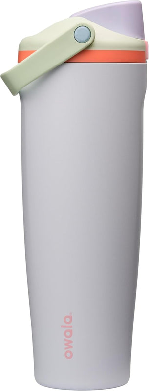 Owala FreeSip Sway Insulated Stainless Steel Water Bottle with Two-Way Spout, Built-In Straw and Bucket Handle, Made for Travel, School, and Sports, BPA Free, Leak Proof, 30 oz, Putting Green