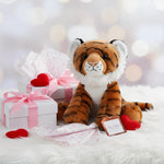 The Petting Zoo Tiger Stuffed Animal, Gifts for Kids, Wild Onez Zoo Animals, Tiger Plush Toy 9 inches