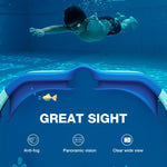 ZIONOR Kids Swim Goggles, G1MINI SE Ages 6-14 No Leak Anti-Fog | Soft silicone fit, Easy-adjust strap. Wide clear vision, UV protection