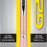 Pilot G2 Limited Refillable & Retractable Rolling Ball Gel Pen, Fine Point, Matte Black Barrel, 0.7 mm, Black Ink, Single Pen
