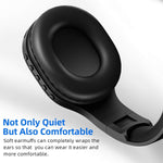 Rechargeable and Portable Personal FM Radio Headphones with Best Reception, Wireless Headset Radio Ear Muffs for Jogging, Mowing, Cycling, Meeting FM Receiver