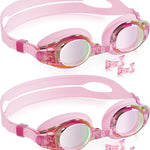 Aegend 2 Pack Kids Goggles, Swimming Goggles for Kids Age 4-16 Boys and Girls Youth, Anti-Fog Waterproof Anti-UV Pool Goggles