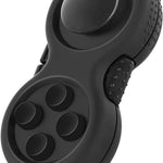 Original Fidget Toy Game, Rubberized Classical Controller Fidget Concentration Toy with 8-Fidget Functions and Lanyard - Excellent for Relieving Stress and Anxiety