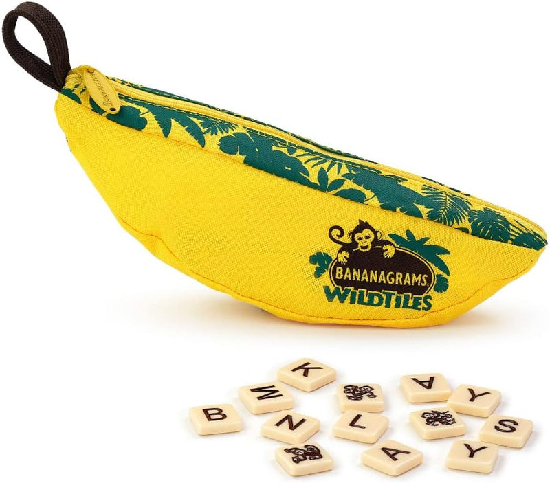 Bananagrams Classic Word Game for Families and Travel, 144 Letter Tiles