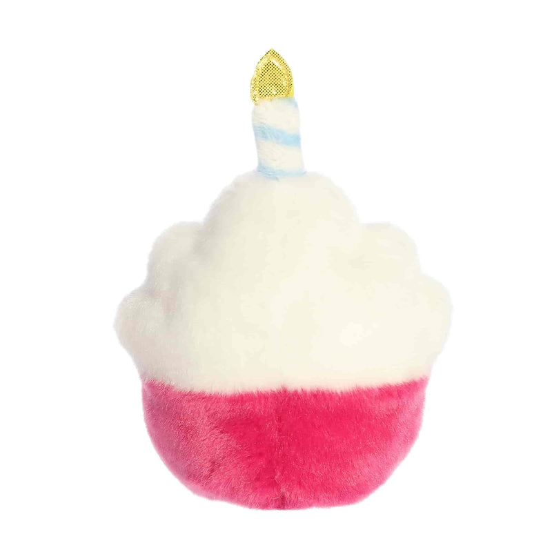 Aurora® Adorable Palm Pals™ Sparkle Birthday Cupcake™ Stuffed Animal - Fun Collectible Plush For Kids and Adult Collectors - Perfect for Decorating Rooms and Birthday Gifts - Pink 4.5 Inches