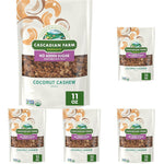 Cascadian Farm Organic Blueberry Vanilla Granola, No Added Sugar, 11 oz | 0g Added Sugar, Sweetened with Date Powder, 27g Whole Grain per Serving, Non-GMO Verified, Resealable Pouch