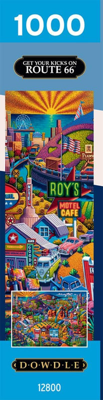 Buffalo Games Eric Dowdle Get Your Kicks on Route 66 Jigsaw Puzzle - 1000 Piece, Adult, 26.75 x 19.75 in - Puzzles for Adults - Includes Reference Poster - Relaxing Game Night Activity