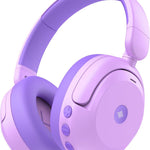 iClever BTH20 Active Noise Cancelling Headphones for Kids, 60H Battery, Type-C Fast Charging, Safe 80dBA Volume