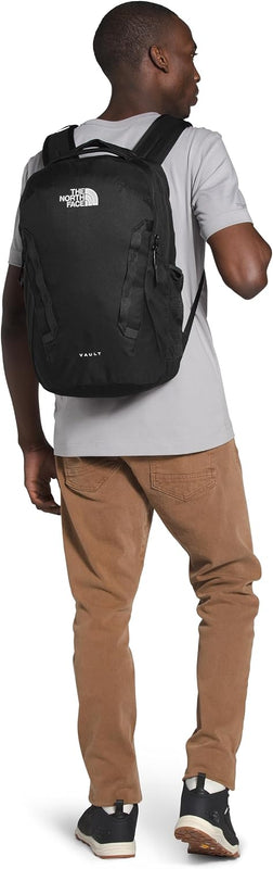 The North Face Vault Everyday Laptop Backpack - Commuter Travel Bag, Water-Repellent Finish, Spacious Compartment, TNF Black-NPF, One Size