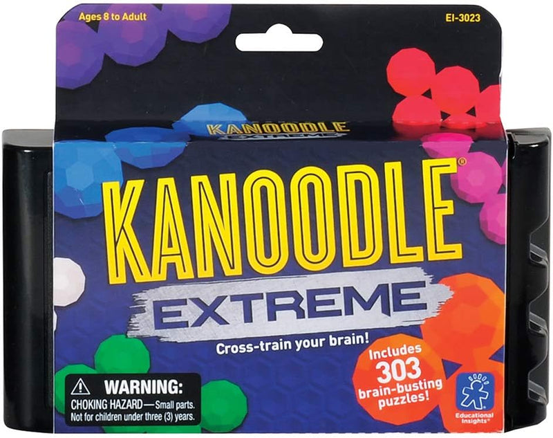 Educational Insights Kanoodle Extreme - 3D Brain Teaser Puzzles for Kids, Spatial Puzzle Games for Adults, Teens and Kids, Problem Solving Toys and Logic Puzzles, Single Player Games