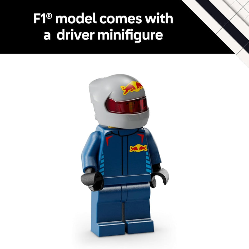 LEGO Speed Champions Oracle Red Bull Racing F1 Race Car Model Kit for Adults, Ages 18+ with Realistic Features - Red Bull F1 Display