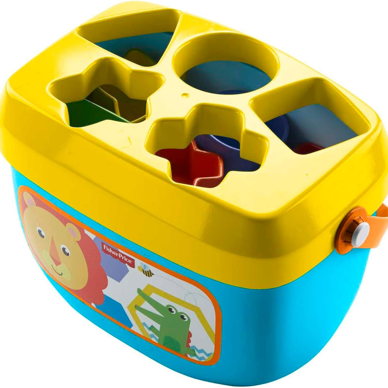 Fisher-Price Stacking Toy Baby's First Blocks Set for Sorting, Stacking & Dropping, Ages 6+ Months