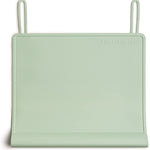 Table Tyke Silicone Placemat for Toddlers with Teething Table Edge Bumper - Non-Slip Baby Placemat for Restaurant & Home Dining - BPA Free Kids Food Mat - Travel Ready Toddler Eating Mat - Sage Green