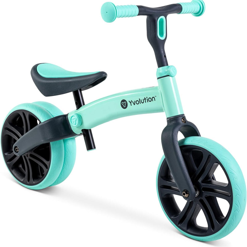 Yvolution Y Velo Junior 9" Balance Bike with Adjustable Seat and Handlebar