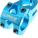 31.8 Stem 45mm Bike Stem Wake Mountain Bike Stem Short Handlebar Stem for Most Bicycle, Road Bike, MTB, BMX, Fixie Gear, Cycling (Aluminum Alloy, Black Blue Gold Red)