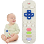 Chuya Silicone Remote Teethers Baby Teething Toys, TV Remote Teether for 3-6-12-18 Months Babies