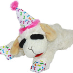 Multipet Lamb Chop Dog Plush Toy - Squeaky Toy for All Dogs - Extra Soft Plush - Stuffed Animal for Cuddling & Playing - Jumbo (24", Cream)