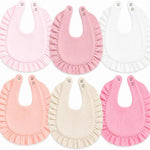 Baby Muslin Bibs,6 Pcs Drool Bandana Bibs for Baby Girl Drooling and Teething,Soft and Absorbent Cotton for Newborn