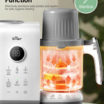 Bear Baby Food Maker Steamer&Blender with Dual-Layer Steam Baskets, 18.5oz | OneStep Baby Food Processor Puree Maker Grinder Mills Bottle Warmer, Sterili-zing for Healthy Homemade Baby Puree, BPA-Free