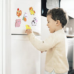 SUPINEEDO Refrigerator Magnets for Kids, Cute Farm Animals Fridge Magnets, Educational Toddler Gift