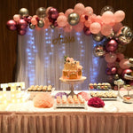 KICNIC Balloon Arch Kit with 32.8ft Tape Strips & 200 Glue Dots for Party, Wedding, Baby Shower Decor