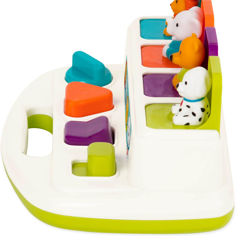 Battat Cause and Effect Toy with Buttons and Colors for Kids, Toddlers, and Babies