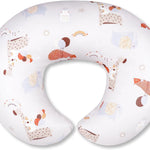 x-vesolje Nursing Pillow, Breastfeeding Pillow with Removable Cover, Ergonomic Breast Feeding Pillow, Baby Feeding Support Pillow for Mom Easier Breastfeeding- Original Size/Leaves