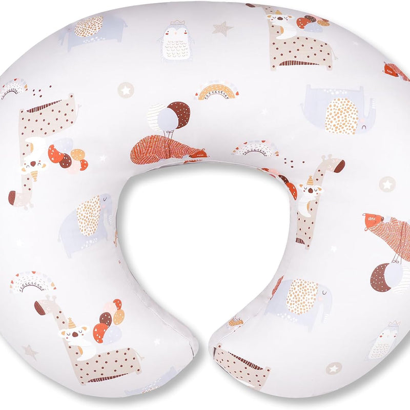x-vesolje Nursing Pillow, Breastfeeding Pillow with Removable Cover, Ergonomic Breast Feeding Pillow, Baby Feeding Support Pillow for Mom Easier Breastfeeding- Original Size/Leaves