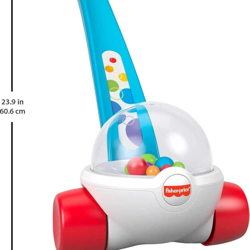 Fisher-Price Baby & Toddler Corn Popper Push Toy with Ball-Popping Action, for Infants 12+ Months