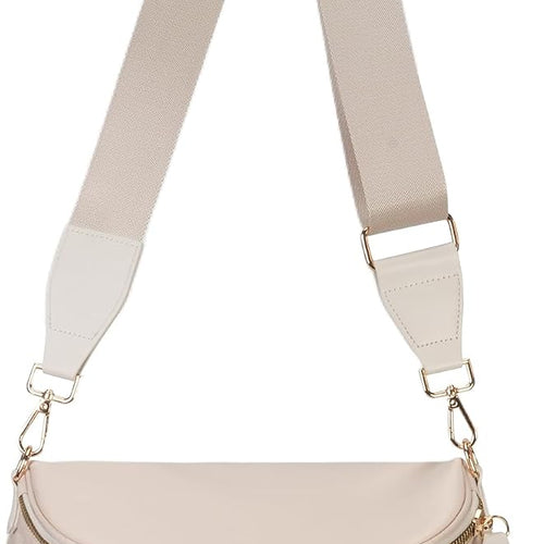 FEIBOON Spacious Nylon Crossbody Bag Bum Bag Handbags Wallets Purses Trendy Shoulder Bag for Women