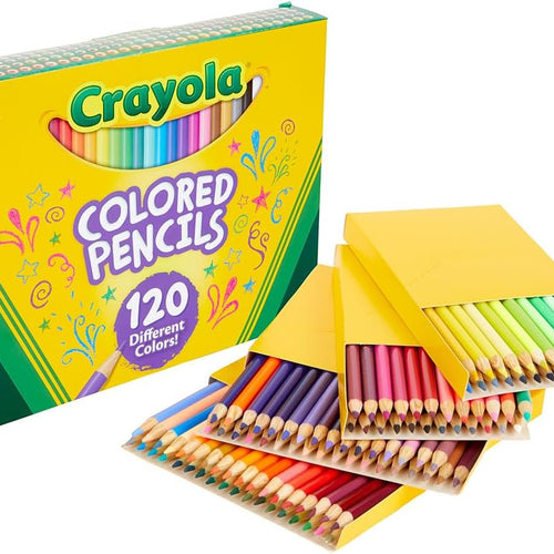 Crayola Colored Pencils Set for Kids (120ct), Cute School Supplies, Teacher Must Haves, Coloring Book Pencils, Bulk Colored Pencils for Boys & Girls, Ages 3, 4, 5