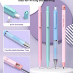Four Candies 36PCS Mechanical Pencil Set with 624 Lead Refills (Pink) | 0.5mm - 2.0mm Mechanical Pencils, Aesthetic School Supplies for Writing, Drawing, Drafting , Note-Taking & Back to School