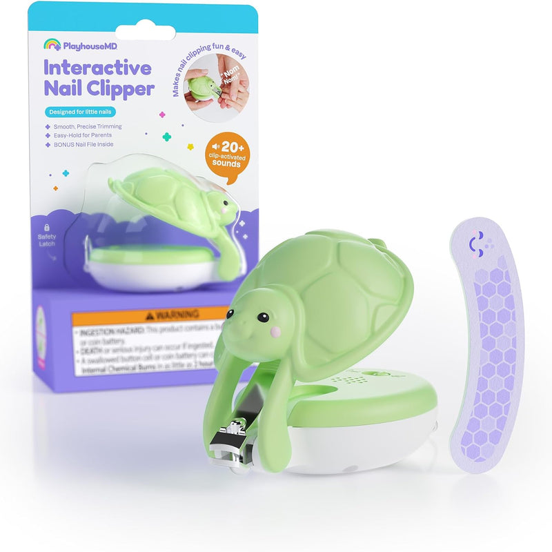 Interactive Baby & Kids Nail Clipper with Sounds & File