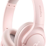 Soundcore by Anker Q20i Hybrid Active Noise Cancelling Headphones, White | Over-Ear, Bluetooth, 40H ANC Playtime, Hi-Res Audio, Big Bass, Transparency Mode, Customize via App, Travel, Home, Office