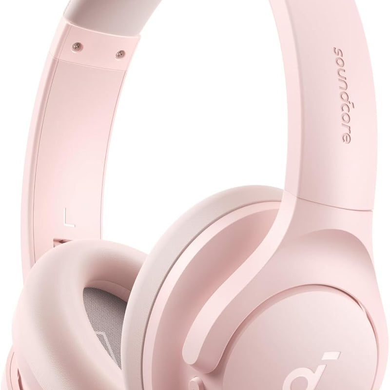 Soundcore by Anker Q20i Hybrid Active Noise Cancelling Headphones, White | Over-Ear, Bluetooth, 40H ANC Playtime, Hi-Res Audio, Big Bass, Transparency Mode, Customize via App, Travel, Home, Office