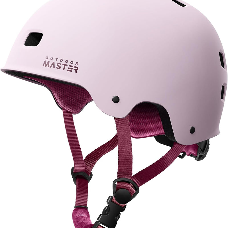 OutdoorMaster Skateboard Helmet for Kids, Youth, and Adults - Multi-Sport Cycling, Scooter, Roller Skate, Inline Skating