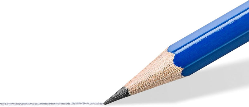 STAEDTLER Norica #2 HB Wood-Cased Pencil Set: 18 Pre-Sharpened Graphite Pencils with 1 Eraser & 1 Sharpener, Break-Resistant Lead, For Writing & Drawing, Blue, Ideal for Classroom, Home & Office