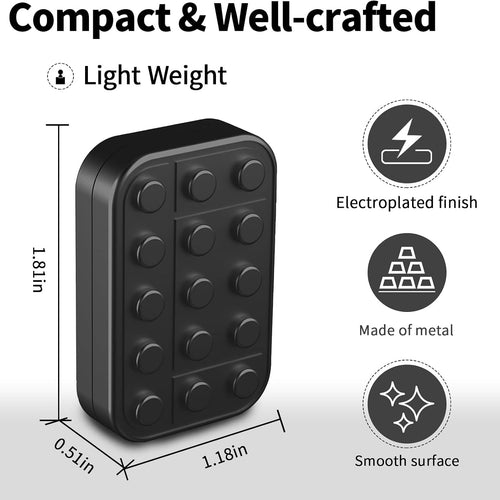 Fidget Toys Adults Magnetic Desk Toy Metal Fidgets Slider, Stress Relief Sensory Toys for Autism ADHD Anxiety, Stocking Stuffers Gifts for Men Women