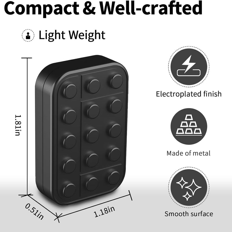 Fidget Toys Adults Magnetic Desk Toy Metal Fidgets Slider, Stress Relief Sensory Toys for Autism ADHD Anxiety, Stocking Stuffers Gifts for Men Women