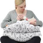 Chilling Home Nursing Pillow for Breastfeeding, Adjustable Nursing Pillow Breast Feeding Pillow Bottle Feeding, Breastfeeding Essentials for Newborn, Removable Cover