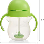 Munchkin Any Angle Sippy Cups, 7 Ounce, 2 Pack, Pink/Purple