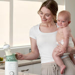 Momcozy Baby Bottle Warmer for Breast Milk, Fullest Nutrients Preserved | Fast & Even Heat, Night Light for Nighttime Breastfeeding, One-Touch Easy Use, Newborn Essentials Supplies Gift for Mom