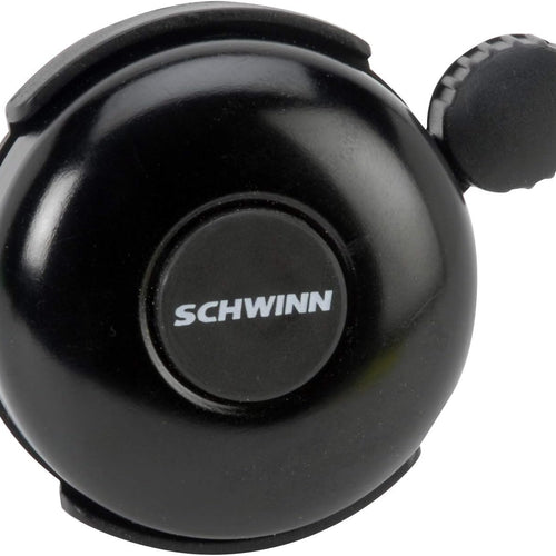 Schwinn Classic Bike Bell, Black Finish, Easy Installation, Loud Ringing Sound