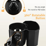 Universal Stroller Cup Holder with Phone Holder for Walker Wheelchair | 360° Rotatable Strong Clip, Big Storage Space, Also for Stroller, Bike (UM-SCH-B2505)