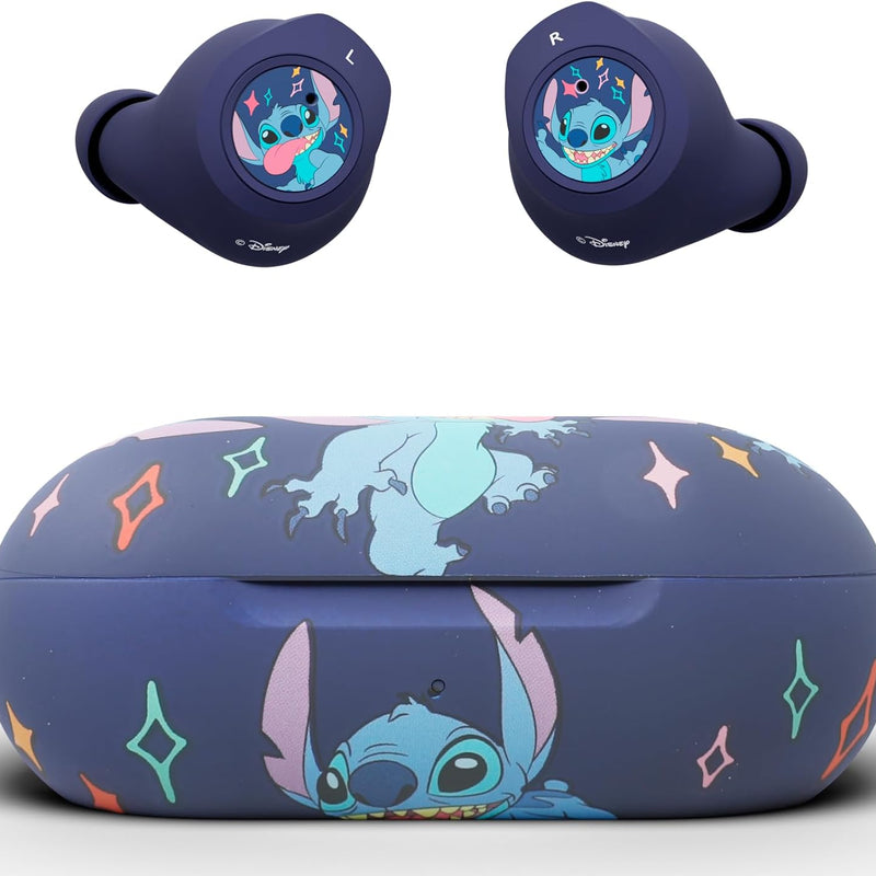 Disney Lilo and Stitch Bluetooth Earbuds w/Charging Case- Wireless Headphones w/Built-in Mic+ Up to 30 Hrs Playtime- Lilo and Stitch Gifts for Girls,Boys,Women,Men,All Fans of Lilo and Stitch Stuff