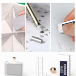 Nicpro 35PCS Art Mechanical Pencil Set, 3 PCS Metal Drafting Pencil 0.5 mm & 0.7 mm & 0.9 mm & 3 PCS 2mm Lead Holder (6B 4B 2B HB 2H 4H Colors) For Sketching Drawing With 20 Tube Lead Refills Case